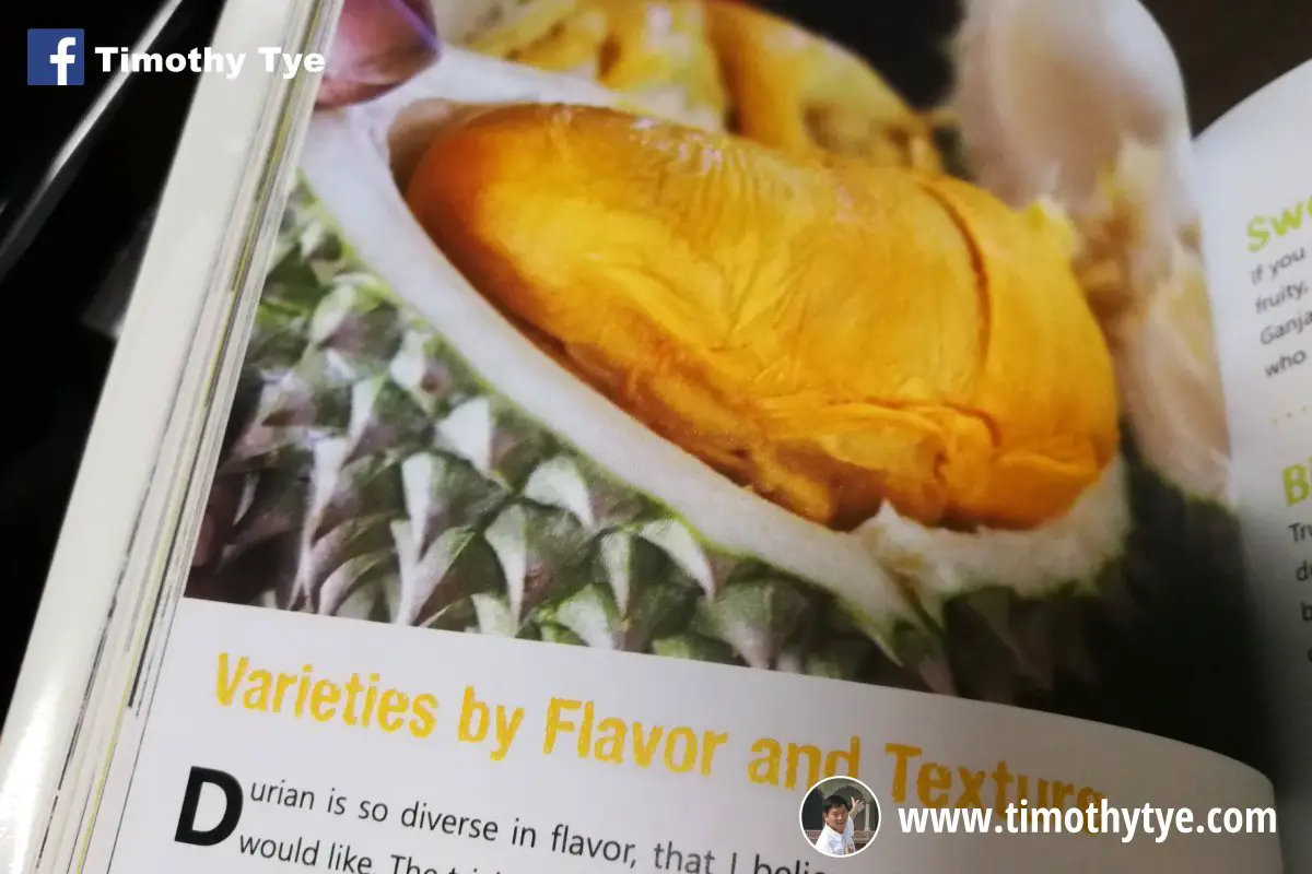 Learn to judge the durian by the flavour and texture
