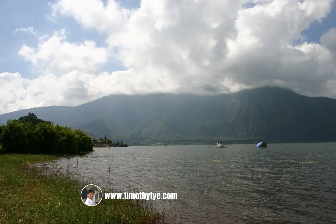 View of Danau Beratan from its banks