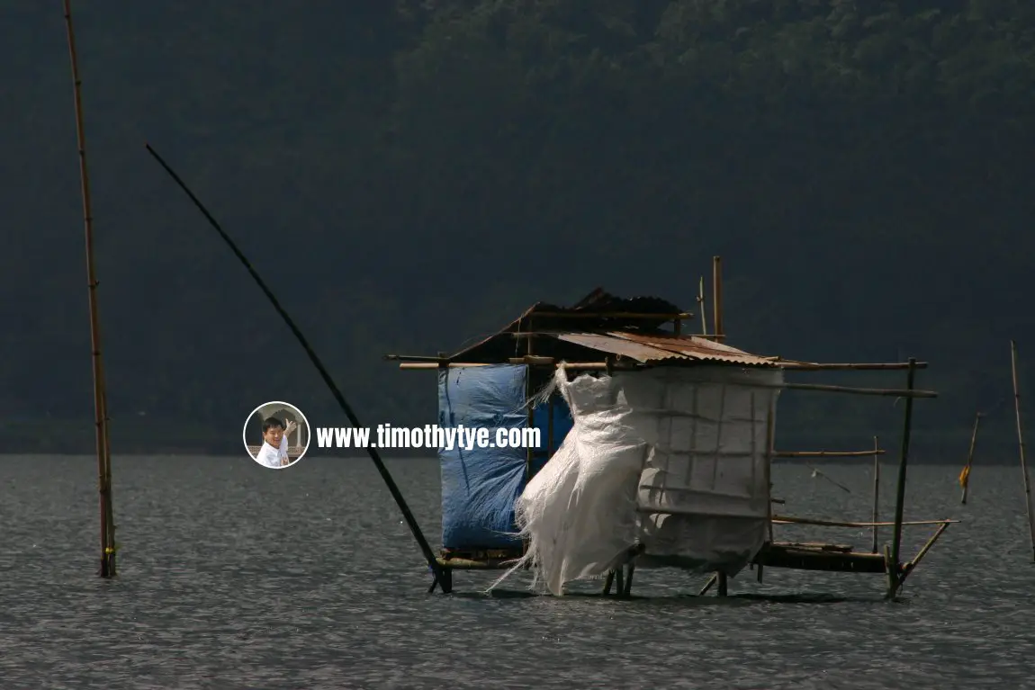 Fishing hut on Danau Beratan