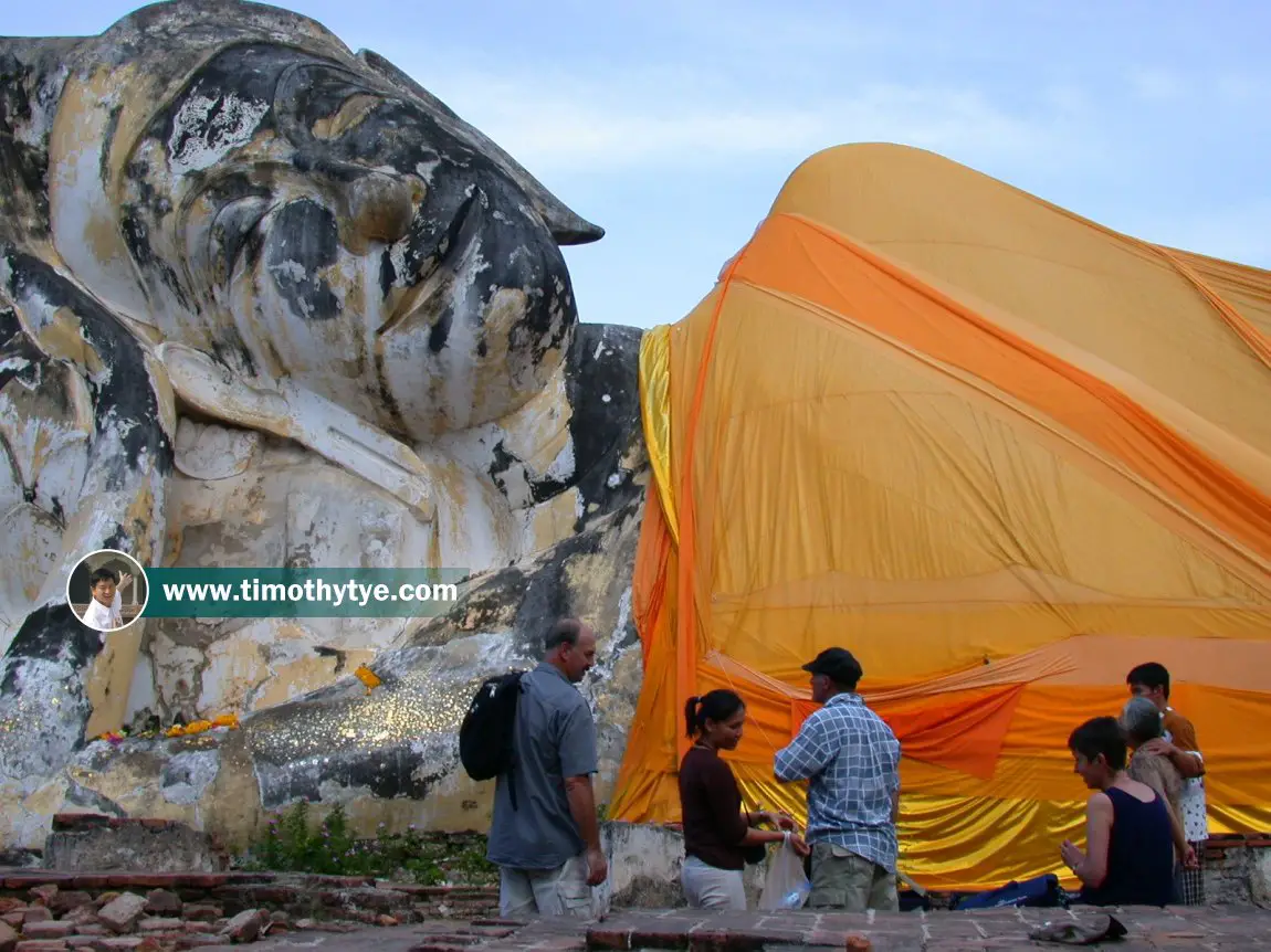 Reclining Buddha of Wat Lokayasuttharam, Ayutthaya