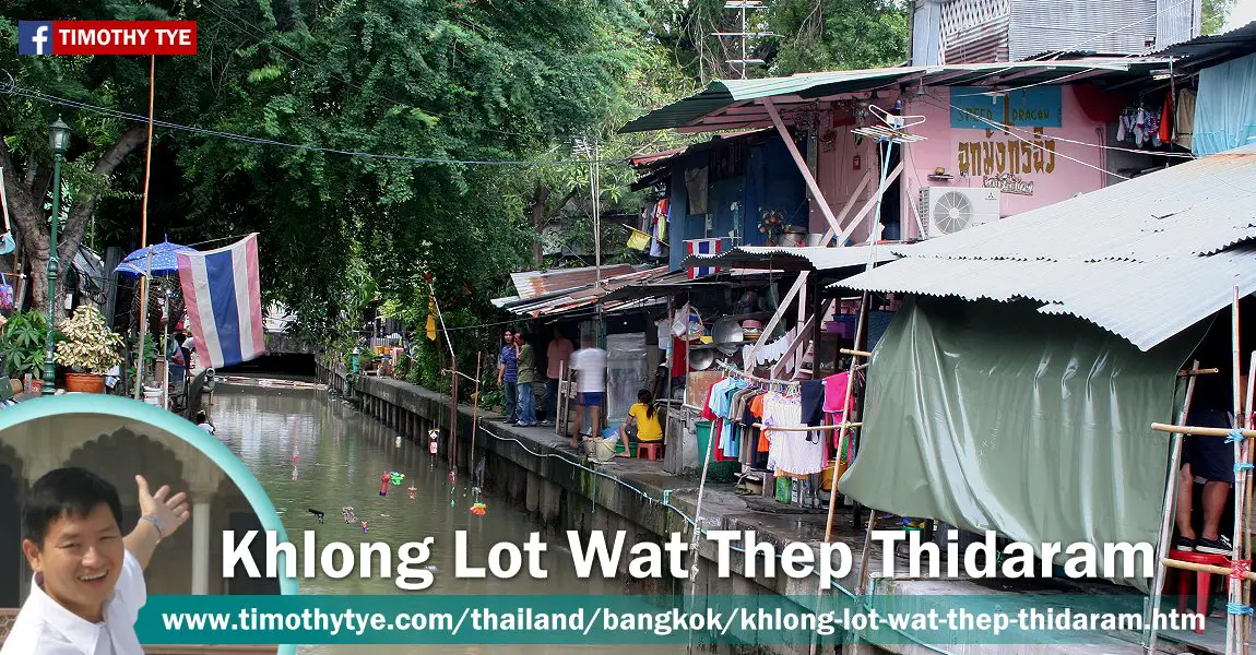 Khlong Lot Wat Thep Thidaram, Bangkok