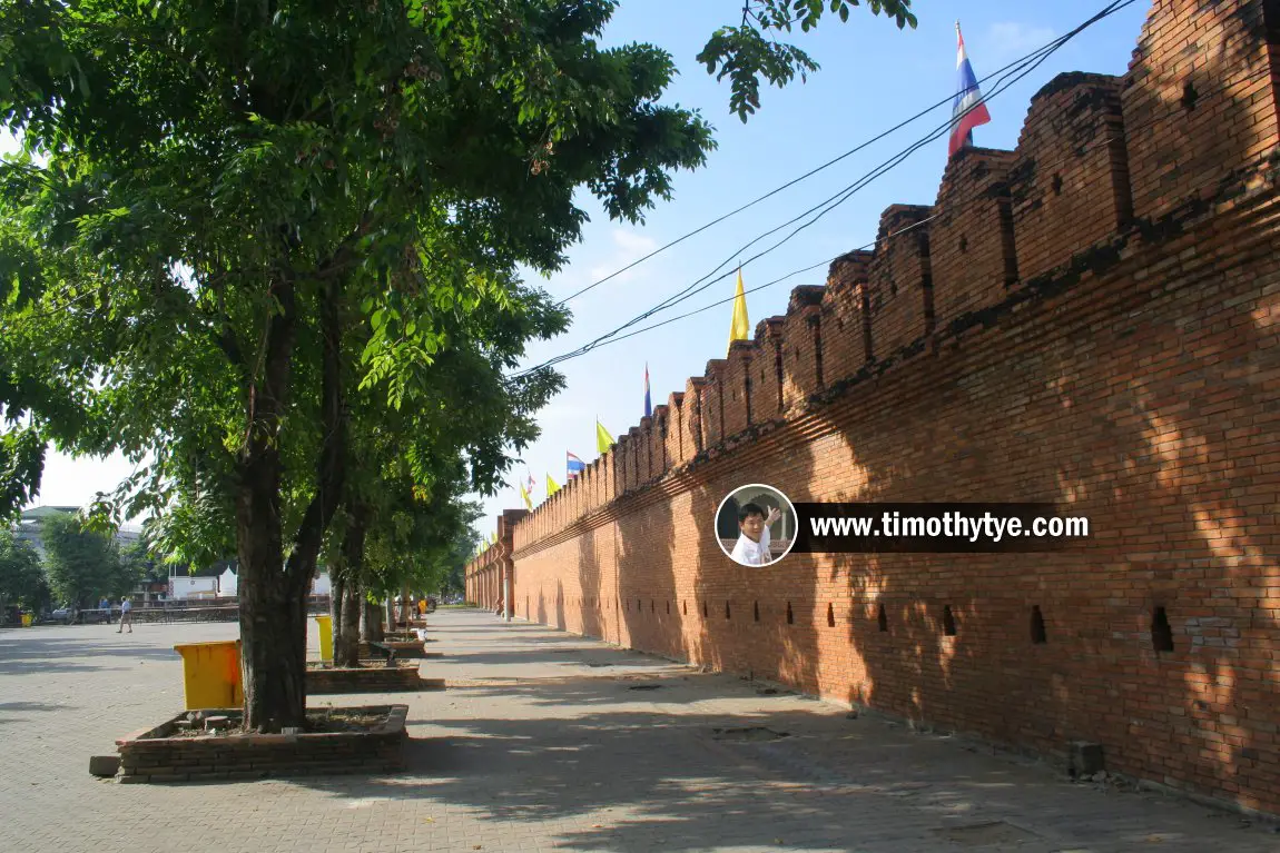 Remains of the old fortification of Chiang Mai