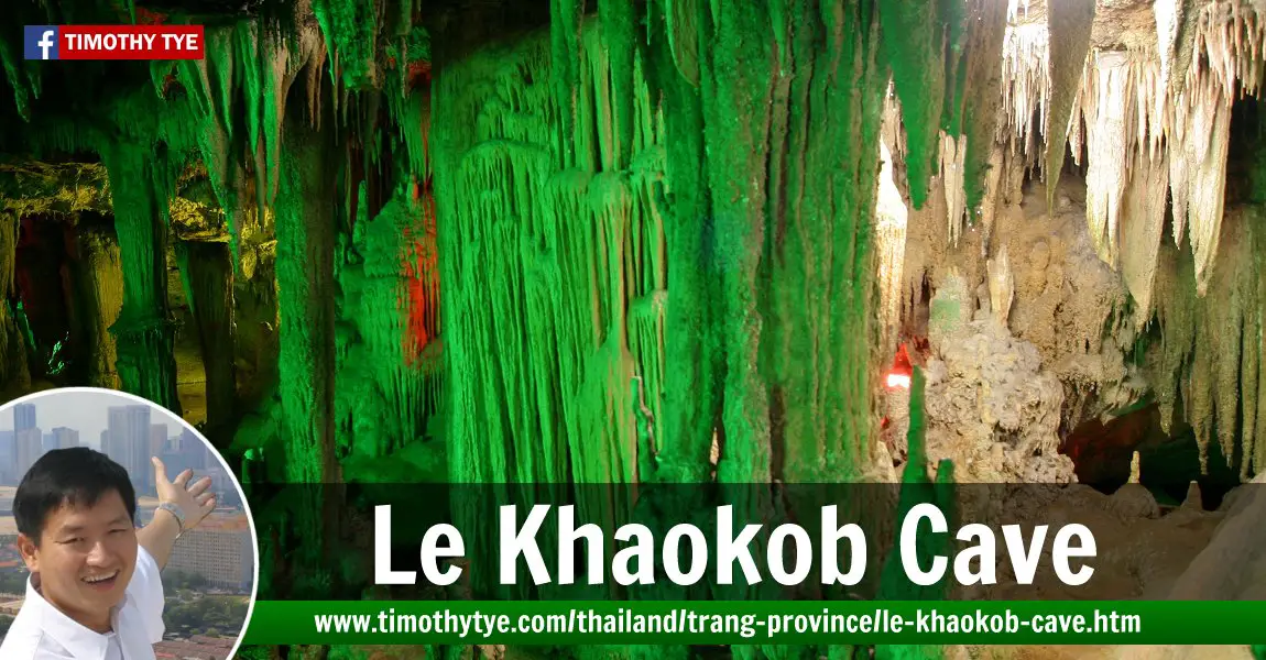 Le Khaokob Cave, Trang Province, Thailand