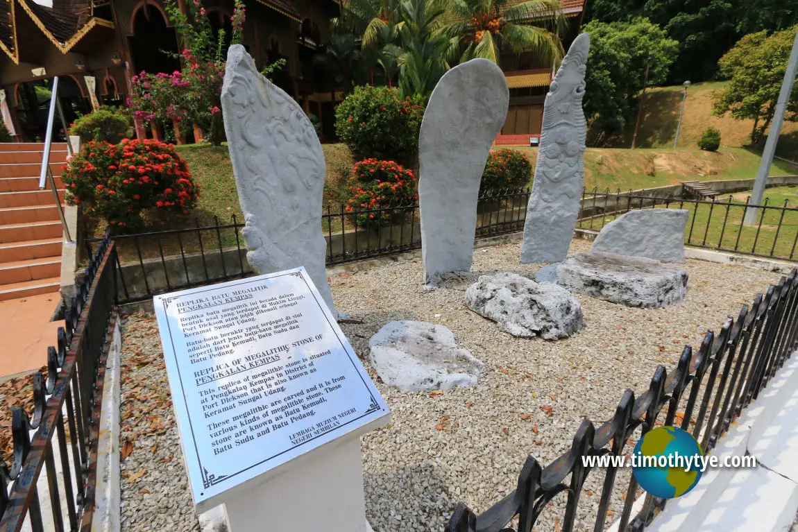 Replicas of the Pengkalan Kempas Megaliths